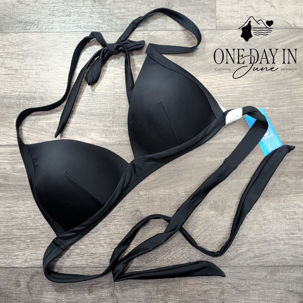 Cupshe Bust Enhancing Halter Bikini Top Size XL